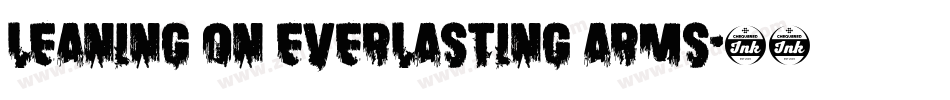 Leaning on Everlasting Arms字体转换